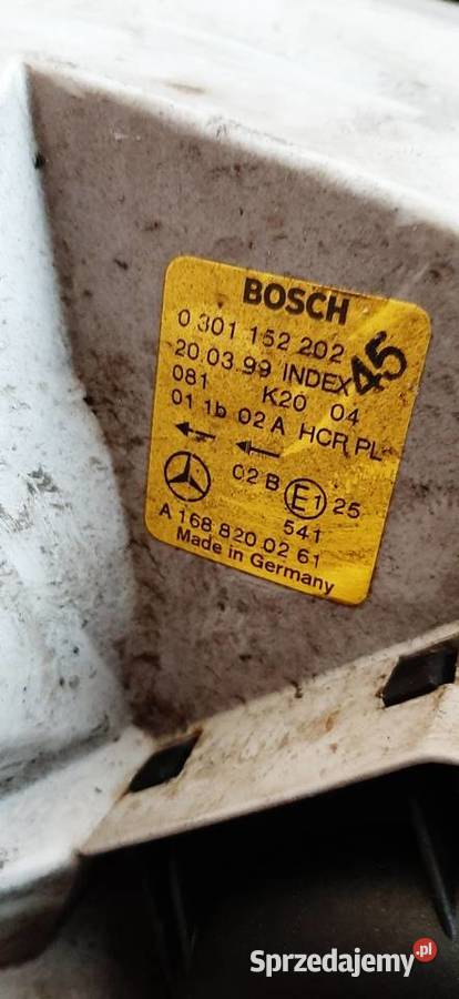Lampy przednie Mercedes prawa lewa komplet Oświetlenie