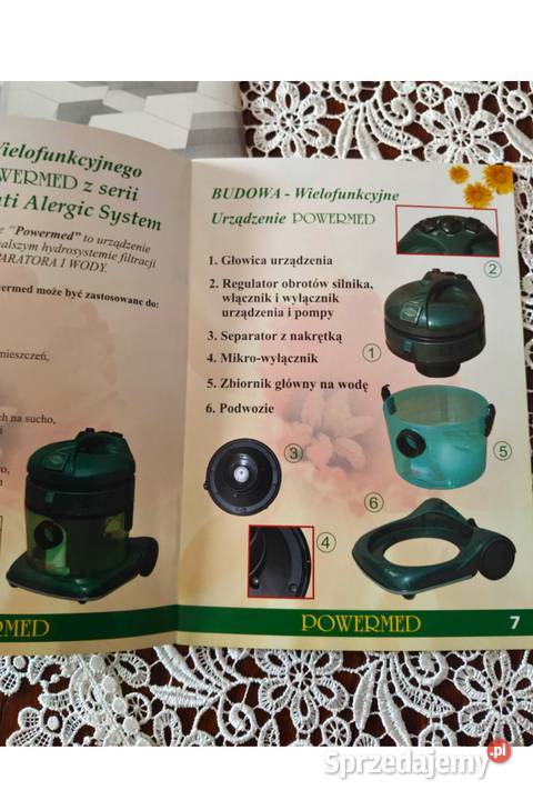 Odkurzacz bezworkowy wodny oczyszczacz powietrza Czempiń