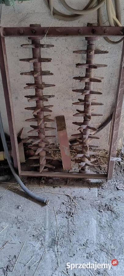 Pług 2 skibowy Unia plus kolczatka 2 rzędy