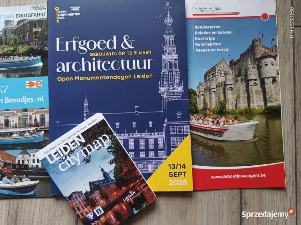 Nowe foldery turystyczne Lejda i Gandawa Wronki