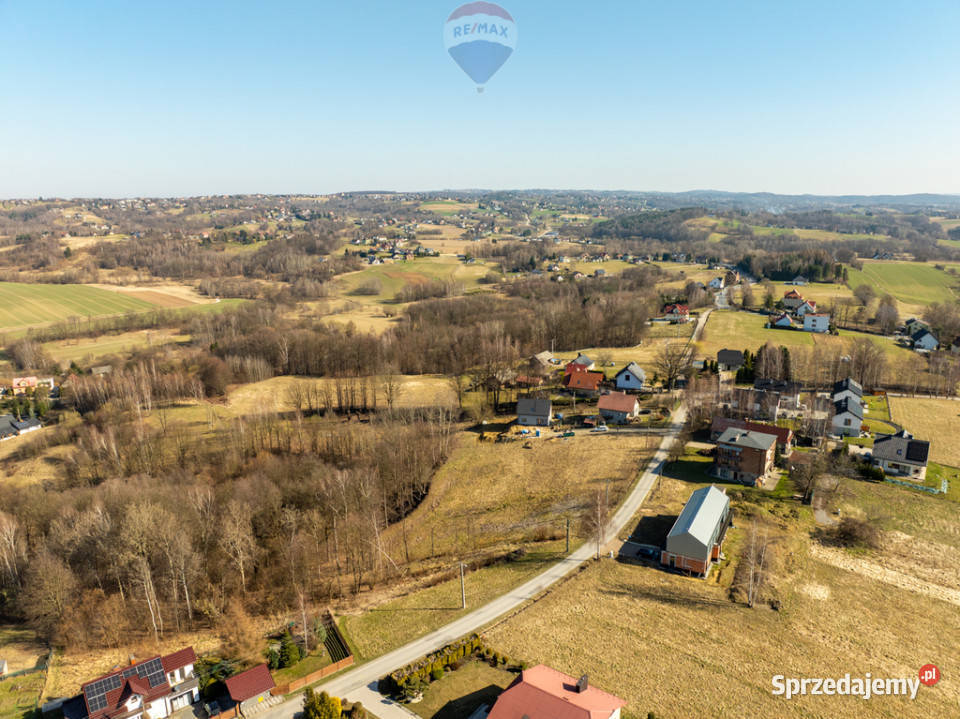 Działki budowlane Siepraw 8 ar z dala S7 małopolskie