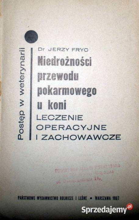 Weterynaria literatura naukowa komplet 4 książek Kraków