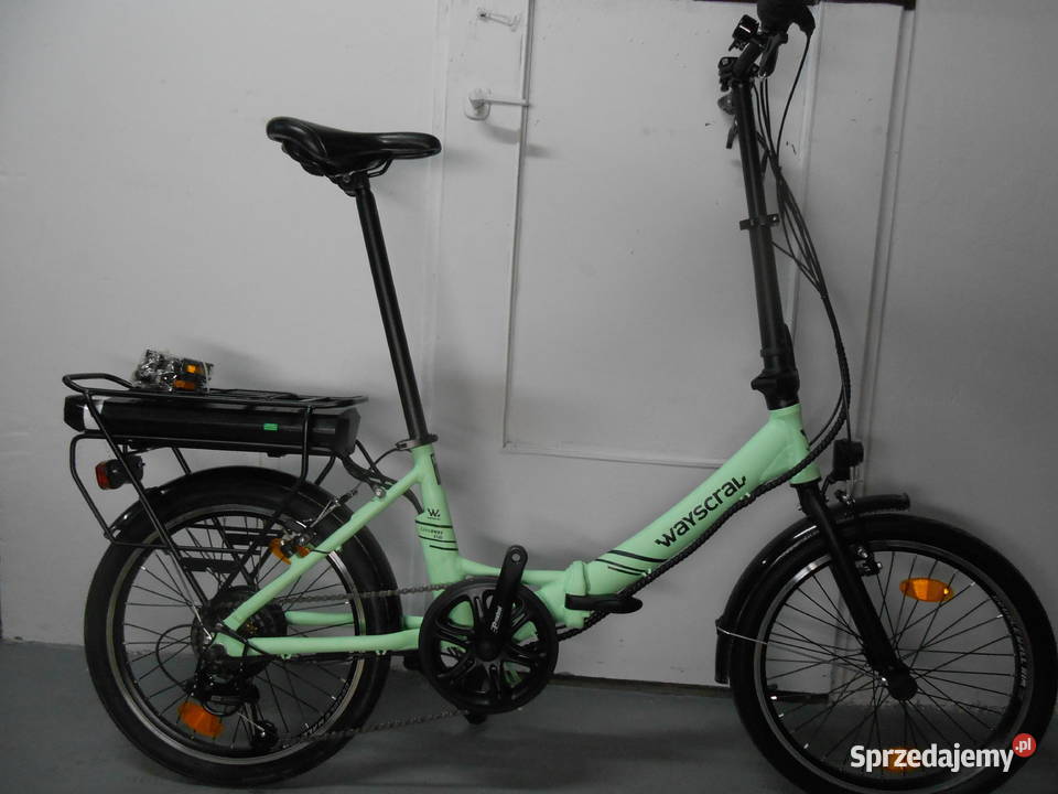 Elektryczny rower składany ALUMINIOWY dwa lata Rowery elektryczne lubuskie Świebodzin