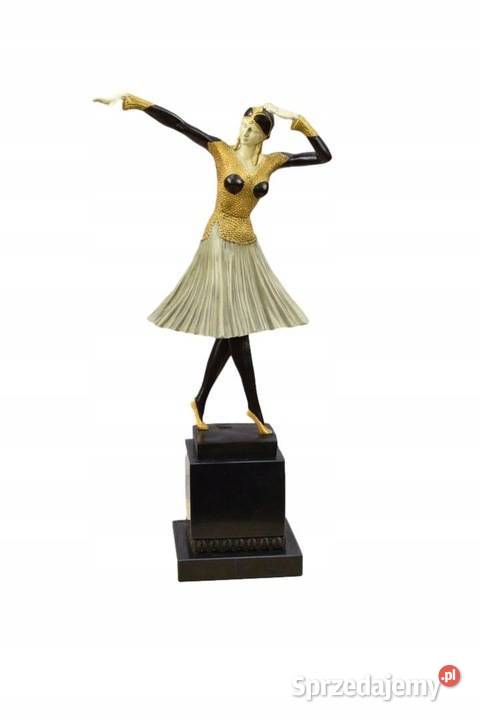 Styl Demetre Chiparus Tancerka Miro Figura z
