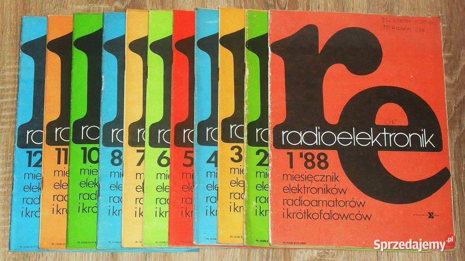 Radioelektronik rocz 88 89 90 91 kompletne śląskie Gliwice