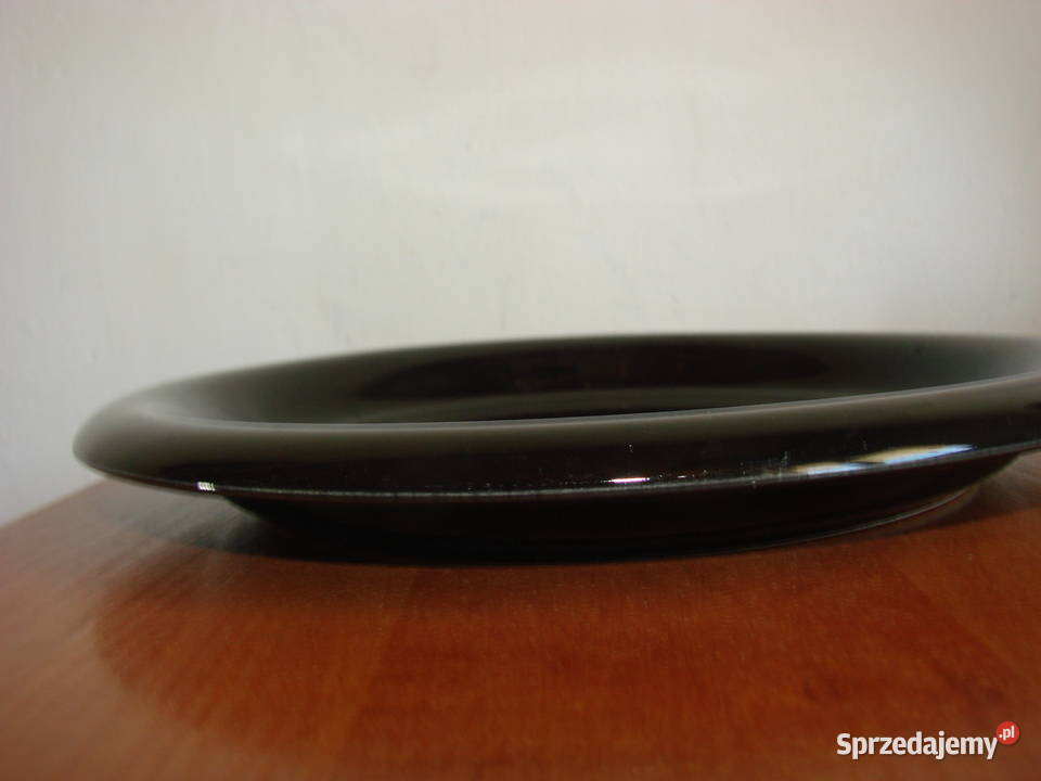 Boda Nova Sweden czarny talerz 25 czarny Pruszcz Gdański