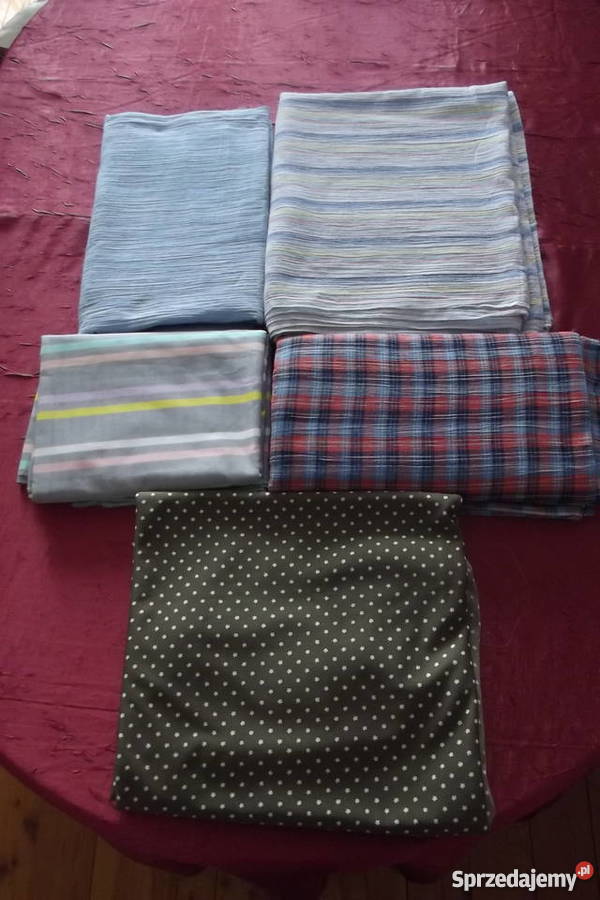 Materiały kupon nowe do uszycia sprzedam
