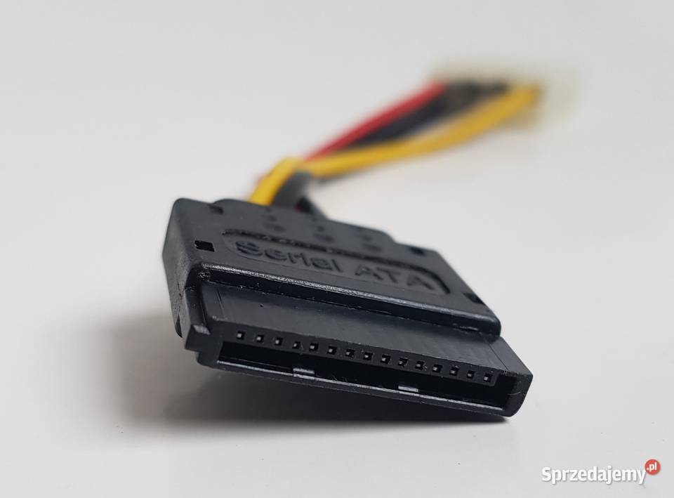 Kabel adapter MOLEX SATA przejściówka 15 HDD SSD dolnośląskie Legnica