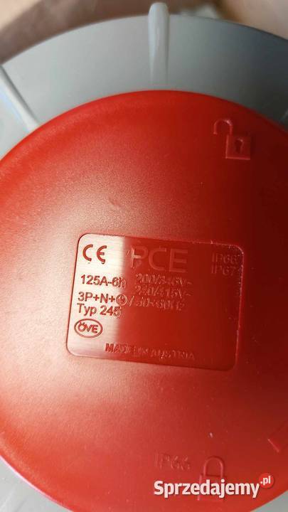 gniazdo wtyka 125A PCE gniazdo przenośne Gniazda Dąbrowa Górnicza