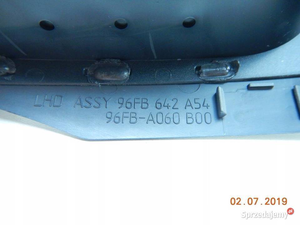 OSŁONA KONSOLI SCHOWEK FORD FIESTA 9502 NOWA ASO Deski rozdzielcze, konsole