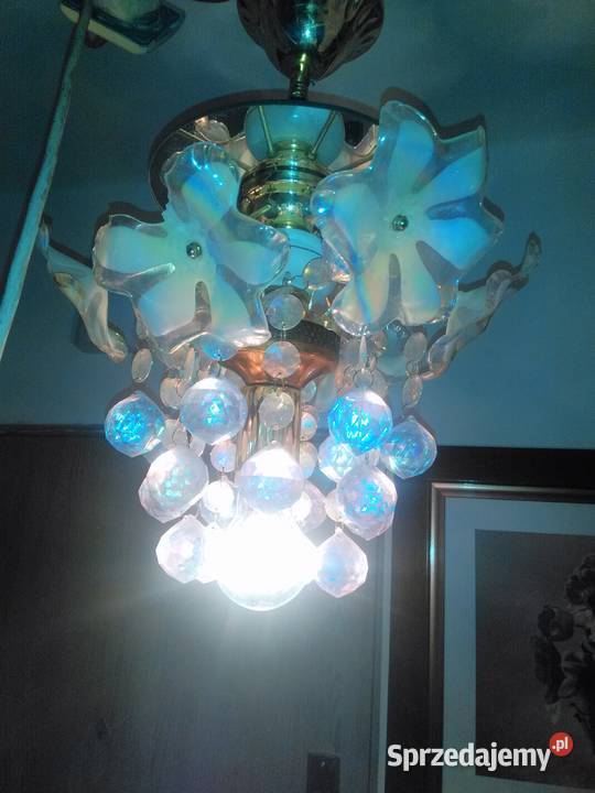 Przeurocza lampa sufitowa z lwdami śląskie Katowice sprzedam