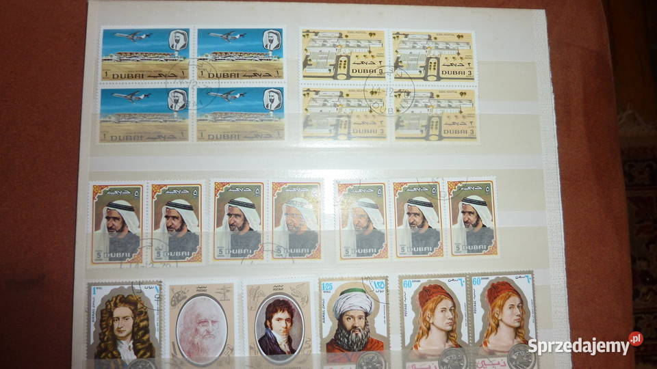 Znaczki Emiraty Arabskie Filatelistyka Antyki, Sztuka, Kolekcje Bukowno