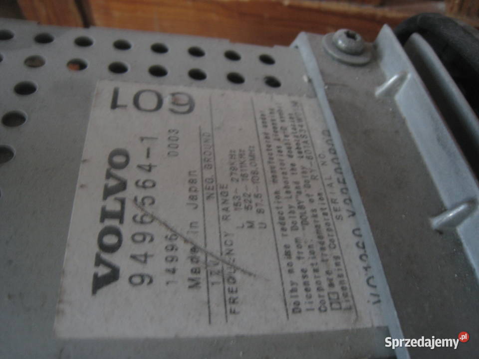 Radio oryginalne HU601 Volvo s80 kasetowy Kraków