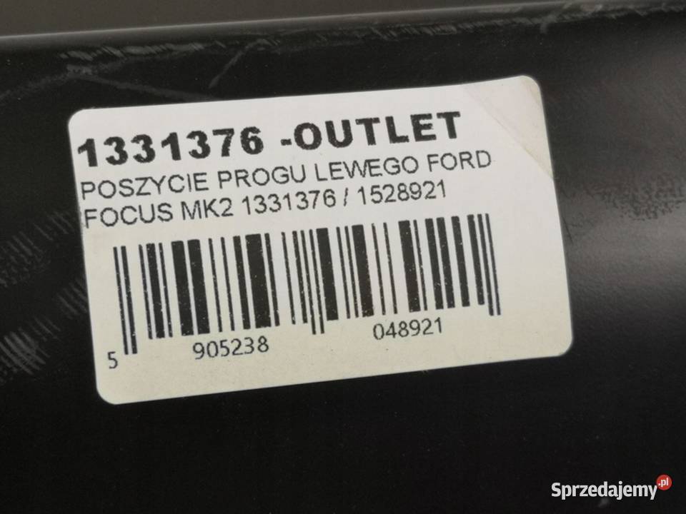 PRÓG LEWY FORD FOCUS II 20042012 NOWY ORYGINALNY