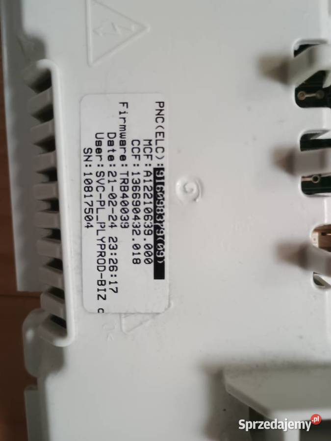 Części do suszarki Elektrolux EW8H458WP panel Pszenno