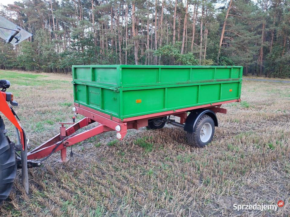 Przyczepa rolnicza jednoosiowa wywrotka łódzkie Głowno sprzedam