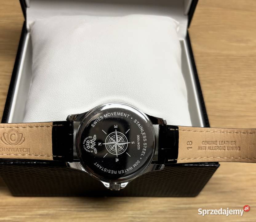 Męski zegarek kolekcjonerski 2 złote 1936 Szczecin sprzedam