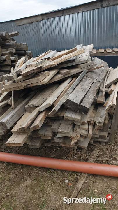 deski drewniane budowlane szalunki stemple Grybów