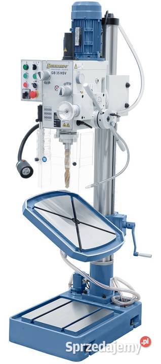 Wiertarka kolumnowa słupowa GB 35 HSV Bernardo Produkcja Bydgoszcz