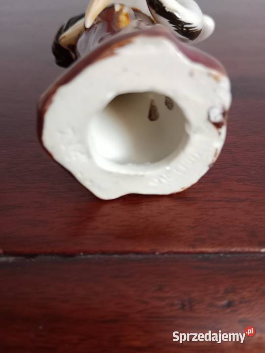 Porcelanowa figurka bocian
