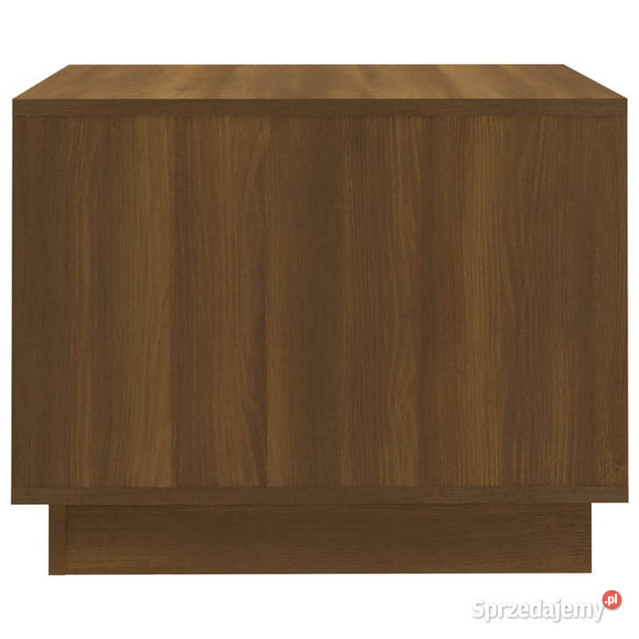 Stolik kawowy brązowy dąb 55x55x43 materiał Warszawa