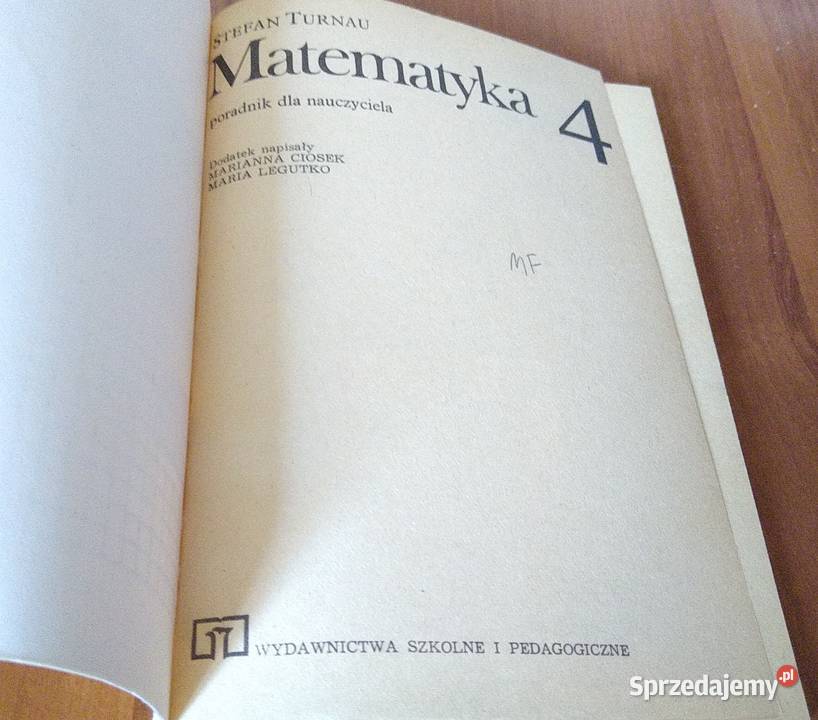 Matematyka 4 poradnik nauczyciela Turnau Ciosek Podręczniki Gdańsk