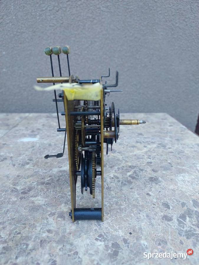 M063 Mechanizm starego zegara ściennego Tczew