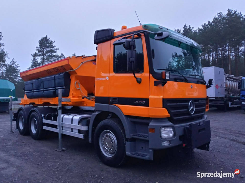 Mercedes ACTROS 2636 6x4 WUKO PIASKARKA MUT DO diesel Samochody ciężarowe