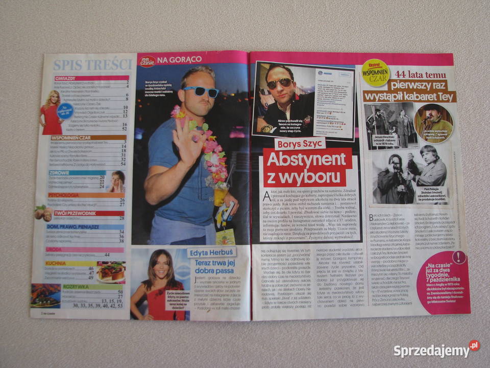 Magazyn Na czasie ludzie wspomnienia porady 2 i Rok wydania 2015 Brzegi sprzedam