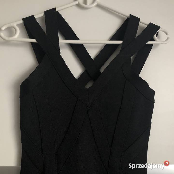 Czarna dopasowana sukienka xs 34 Tally Weijl kujawsko-pomorskie Toruń sprzedam