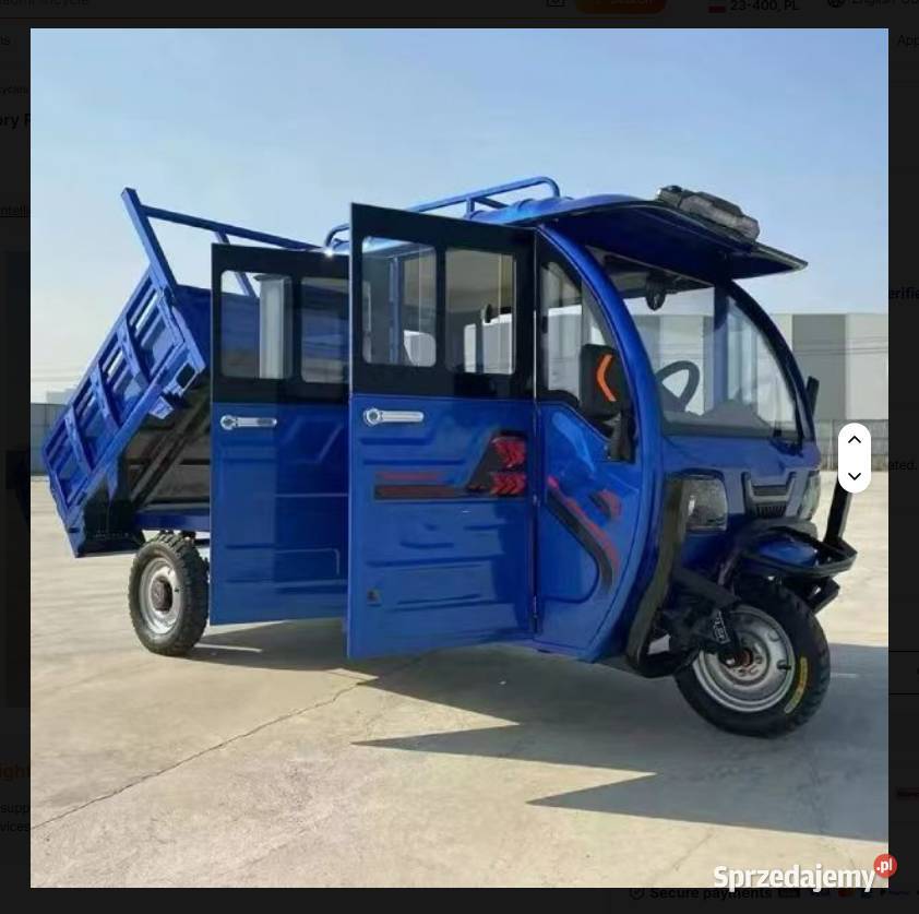 Motocykl Trójkołowy TUK TUT