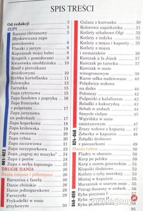 Przepisy czytelników Dania obiadowe praca miękka Chełm