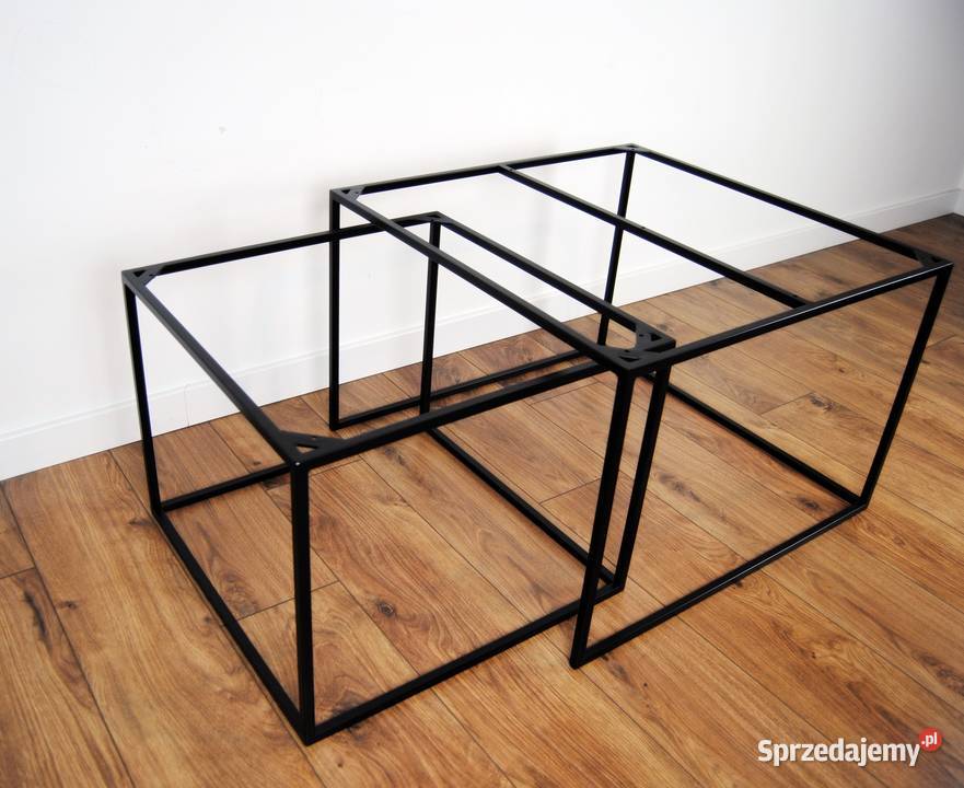 komplet metalowych podstaw pod stoliki 5050 6060 47cm Lublin