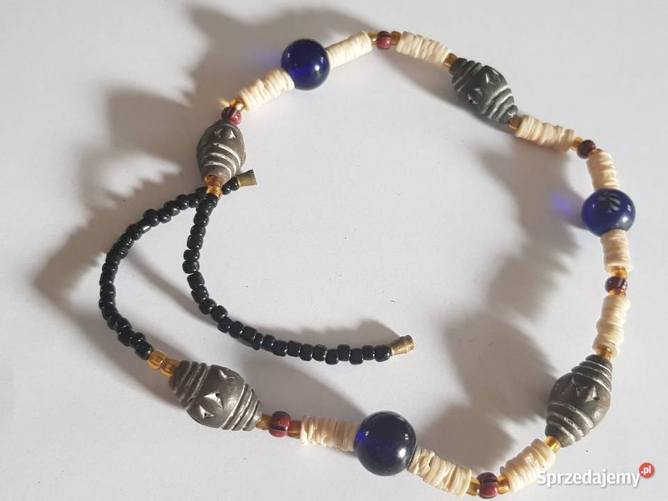 łańcuszek korale wisiorek koraliki muszla świętokrzyskie Kielce sprzedam