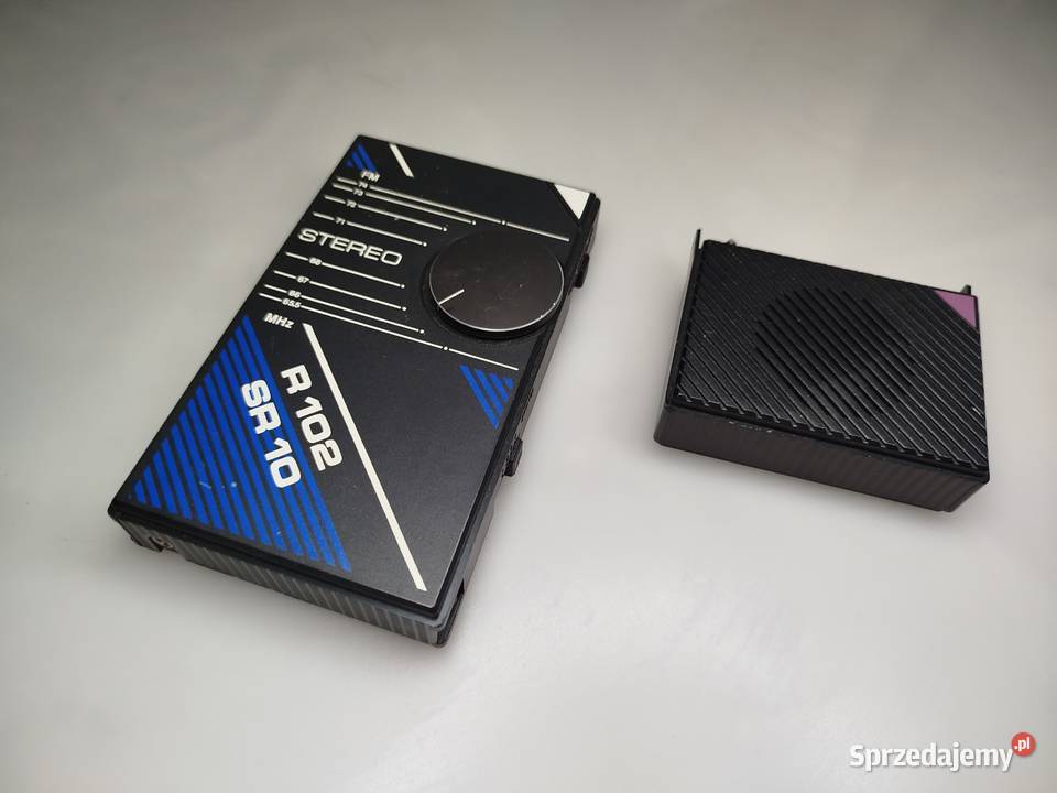 Unitra Miniaturowy odbiornik tranzystorowy R102 Radioodtwarzacze Zgierz sprzedam