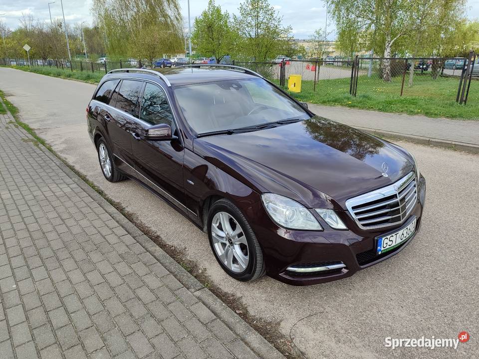Mercedes E350 CDI 4Matic 2012r 265 Bezwypadkowy aluminiowe felgi Starogard Gdański