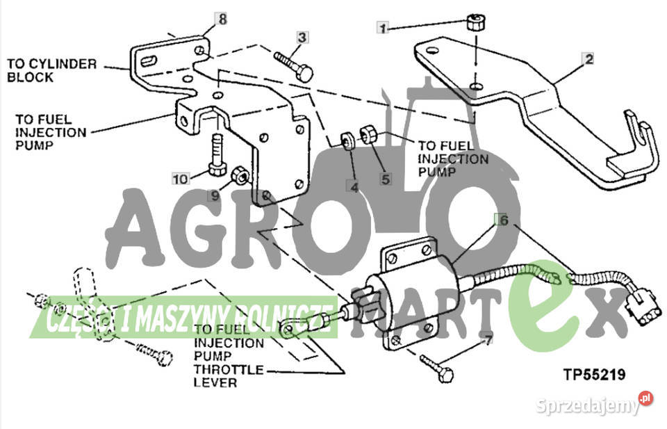 RE516083 CEWKA GASZENIA ELEKTROMAGNES JD sprzedam