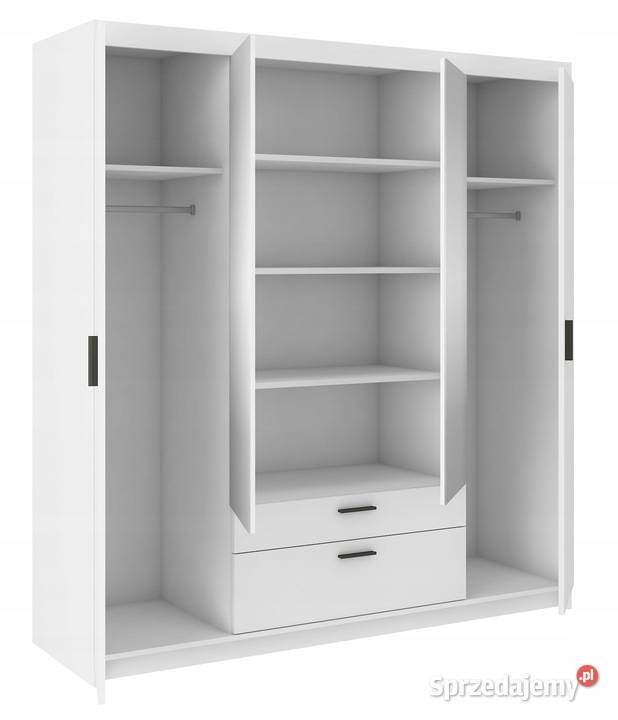 Zestaw duza szafa z meblościanka Biała Sonoma małopolskie Kraków
