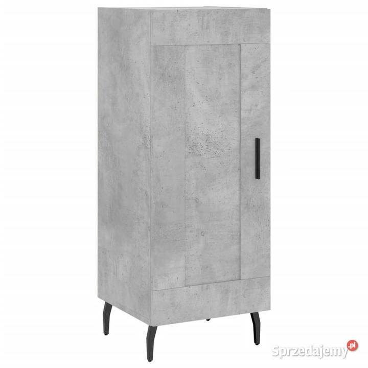 Wysoka szafka szarość betonu 345x34x180 Warszawa