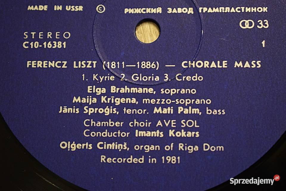 Ferencz Liszt Missa Choralis Chełmno