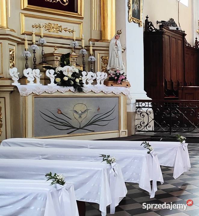 Aniołek z sercem imię dekoracja Pierwsza Komunia Dobrzyca