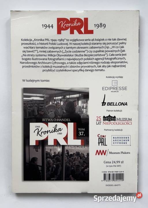 Kronika PRL 19441989 Architektura Tom 36 książka Warszawa