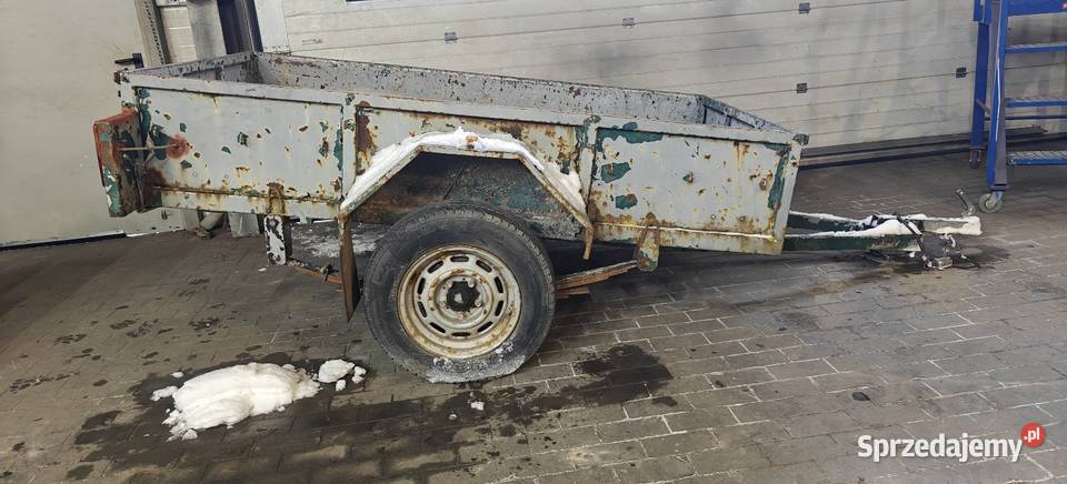 Sprzedam przyczepkę samochodową mocna 1 Przyczepy Augustów