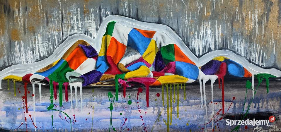 Obraz rękodzieło akryl na płótnie