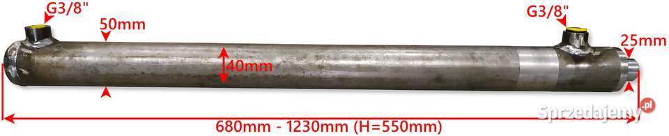 SIŁOWNIK HYDRAULICZNY SMTG 40x25 SKOK 550 2STR kujawsko-pomorskie Solec Kujawski