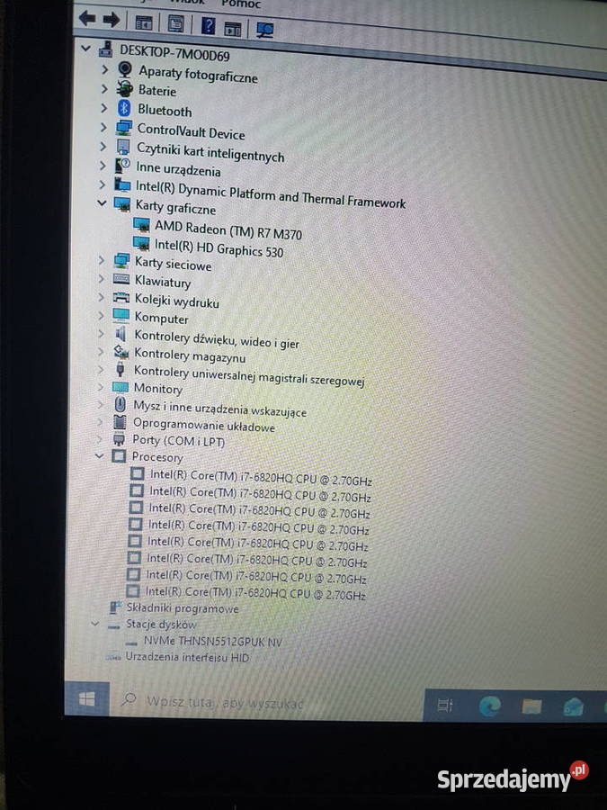 Sprzedam laptopa Dell Latitude E5570 i76820HQ