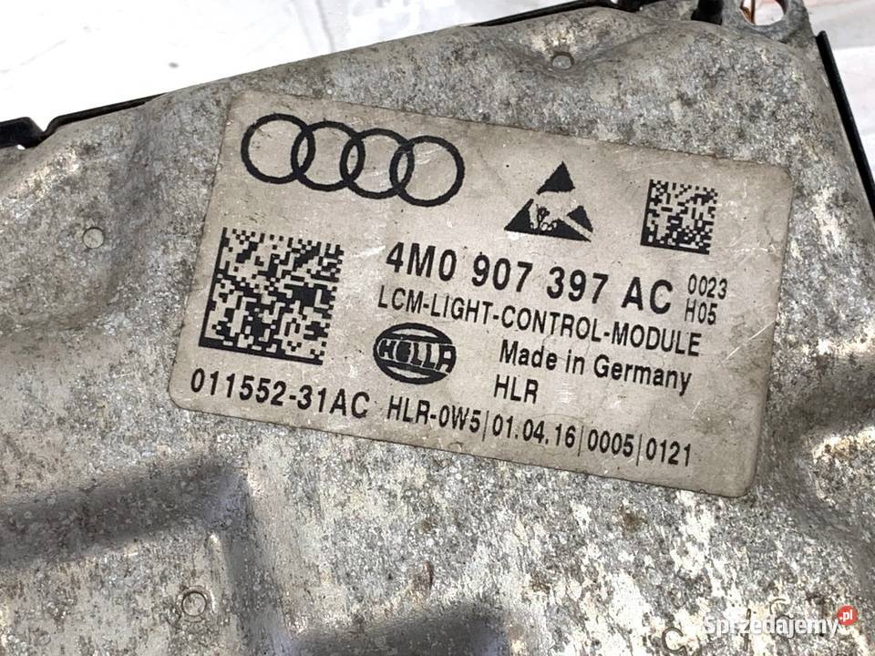 PRZETWORNICA LED AUDI A4 B9 4M0907397AC MODUŁ