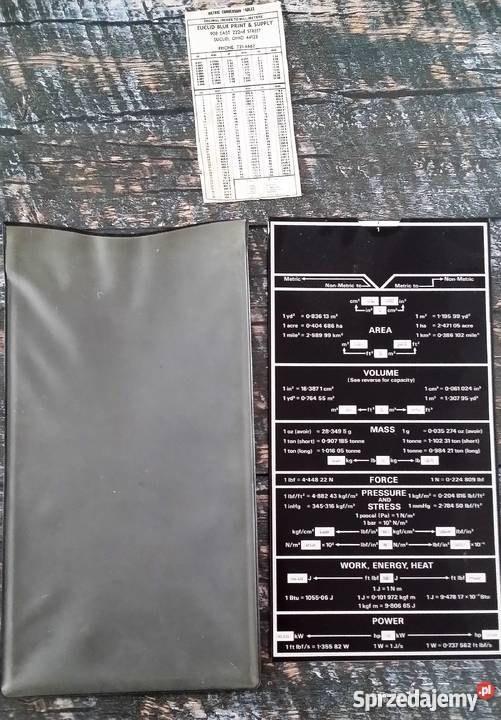Przelicznik z systemu metrycznego na anglosaski Gliwice