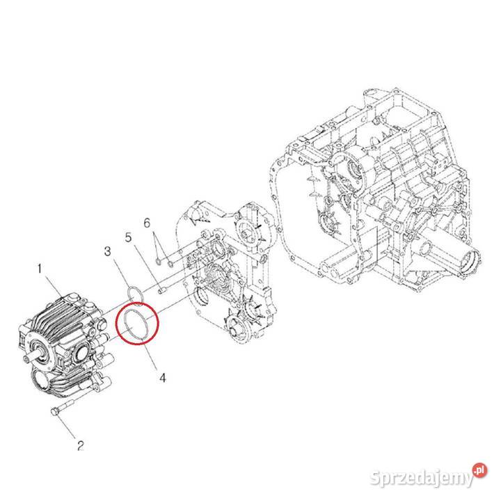 Oring D7440 x 310 LS XJ25 LS MT350 LS MT360 Tajęcina