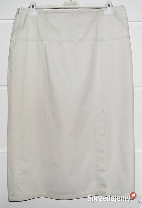 Spódnica wiosennoletnia bawełniana beżowa z Spódnice i sukienki Gliwice